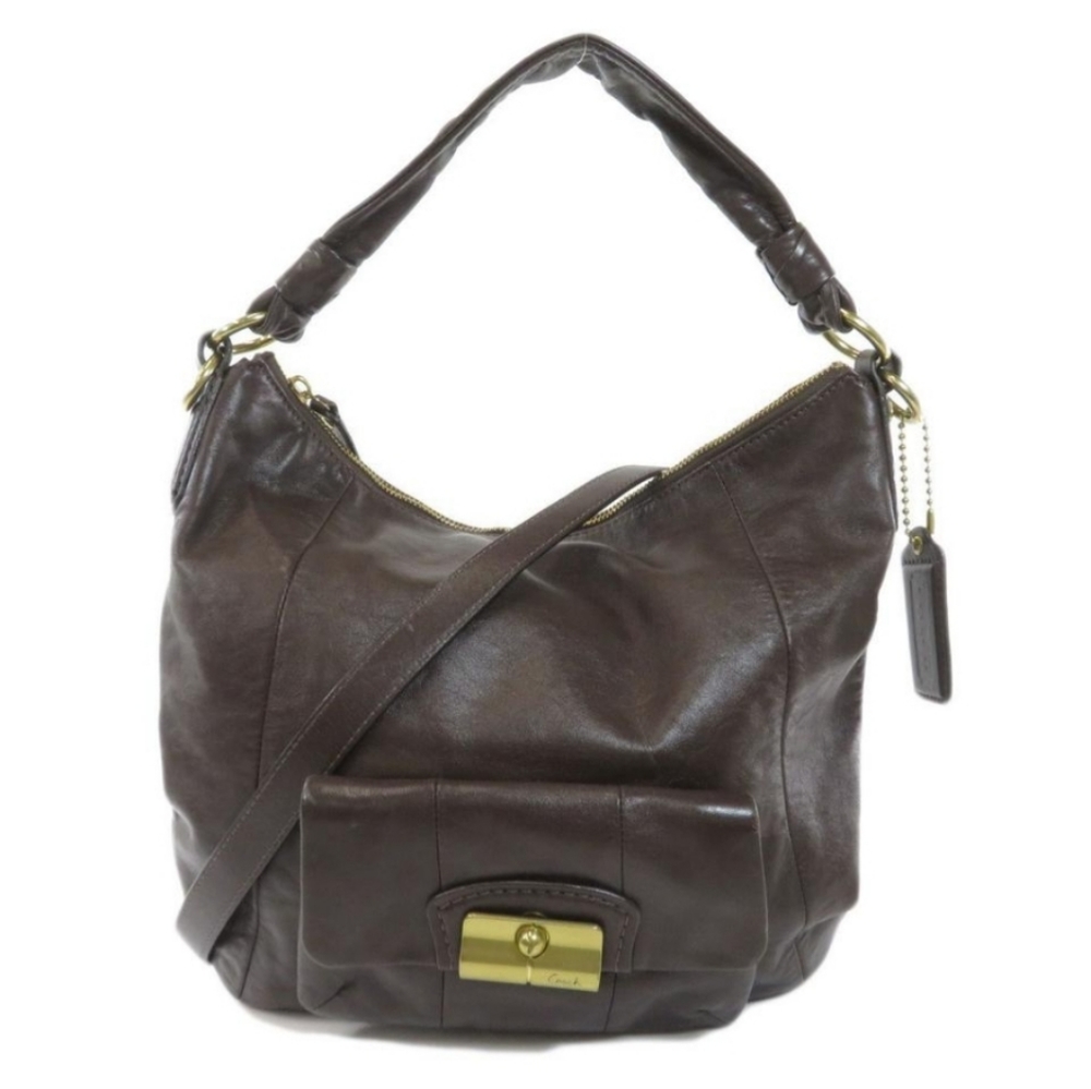 Coach Bag Brown Leather